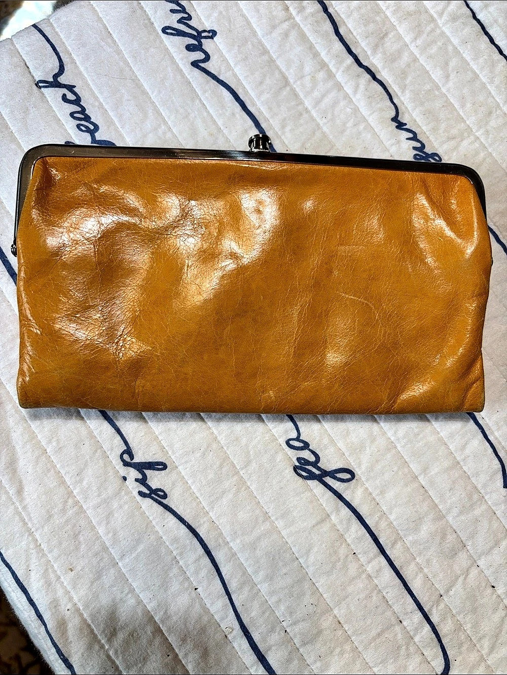Hobo V-3385SAF Leather Clutch in Brown